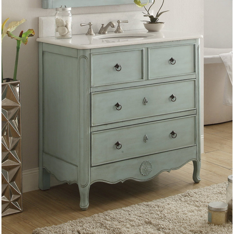 Ophelia & Co. Nallely 34'' Free Standing Single Bathroom Vanity with
